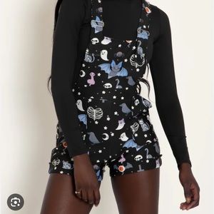 Black Milk Hauntingly Cute Overalls Size S